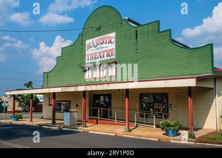 Il Majestic Theatre (costruito nel 1929), Malanda, Atherton Tablelands, Queensland, Australia Foto Stock