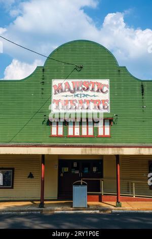 Il Majestic Theatre (costruito nel 1929), Malanda, Atherton Tablelands, Queensland, Australia Foto Stock