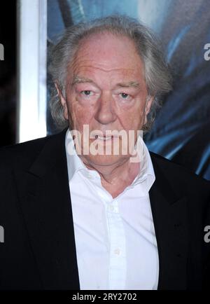 **FOTO DEL FILE** Michael Gabon è morto. Michael Gambon alla prima di "Harry Potter e il principe mezzosangue" al Ziegfeld Theatre di New York. 9 luglio 2009. Crediti: Dennis Van Tine/MediaPunch Foto Stock