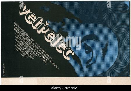 Mini poster ceco per SIGOURNEY WEAVER e JOHN HURT in ALIEN 1979 regista RIDLEY SCOTT storia Dan o'Bannon e Ronald Shusett musica Jerry Goldsmith Brandywine Productions / Scott Free Productions Foto Stock