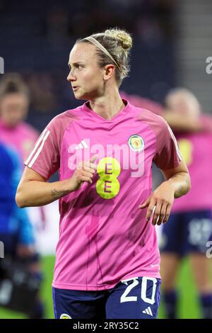 MARTHA THOMAS, calciatrice professionista, che gioca per la Scozia Women's National Team. Immagine acquisita durante una sessione di formazione. Foto Stock