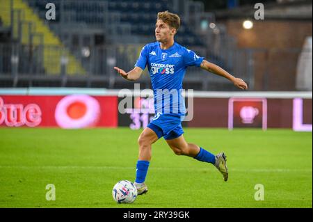 Empoli, Italia. 27 settembre 2023. Tommaso Baldanzi di Empoli durante Empoli FC vs US Salernitana, partita di calcio di serie A A Empoli, Italia, settembre 27 2023 credito: Independent Photo Agency/Alamy Live News Foto Stock