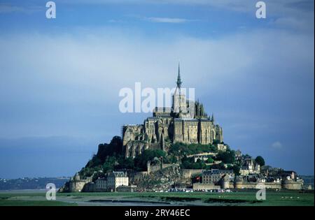 Le Mont St Michel, Normandia, Francia, le Mont St. Michel, Normandia, Francia Foto Stock