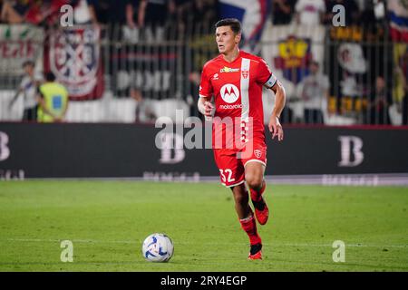 Monza, Italia. 28 settembre 2023. Matteo Pessina (AC Monza) durante l'AC Monza vs Bologna FC, partita di calcio di serie A A Monza, Italia, settembre 28 2023 crediti: Agenzia fotografica indipendente/Alamy Live News Foto Stock