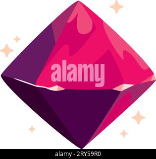 oggetto per videogiochi gemma Illustrazione Vettoriale