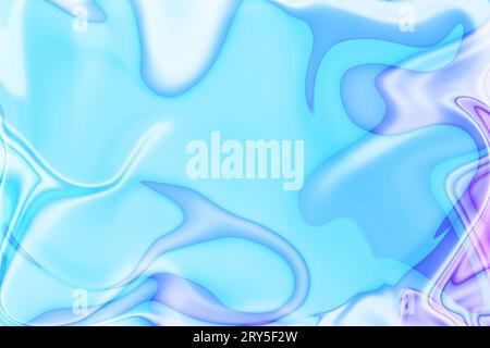 movimento blu astratto dinamico che ipnotizza gli elementi riflettenti Foto Stock