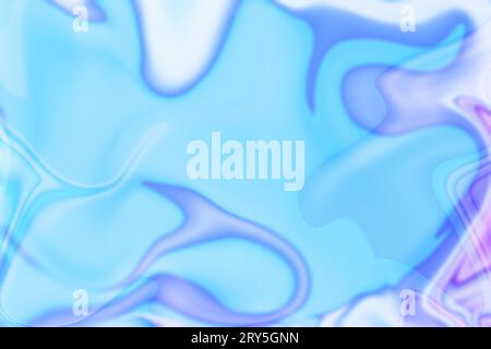elementi riflettenti accattivanti, design visivo moderno blu astratto Foto Stock
