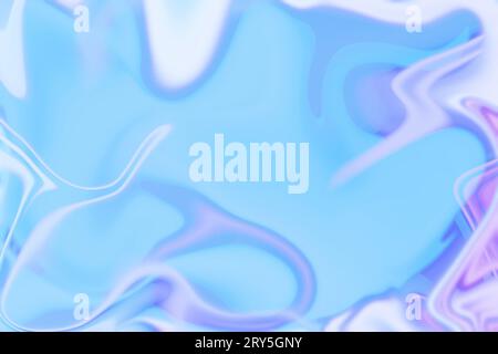 accattivante grafica blu con movimenti moderni e riflessi accattivanti Foto Stock