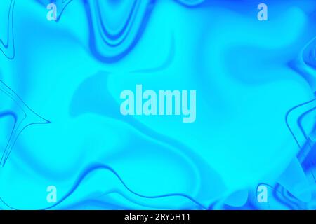 grafica dinamica in blu astratto con elementi riflettenti in movimento moderno Foto Stock