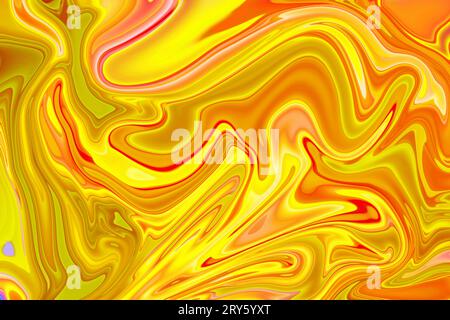 cattura l'essenza dell'arte e della tecnologia attraverso un pattern astratto liquida con un'arte multicolore da sfondo digitale con flusso di ritorno liquidante Foto Stock