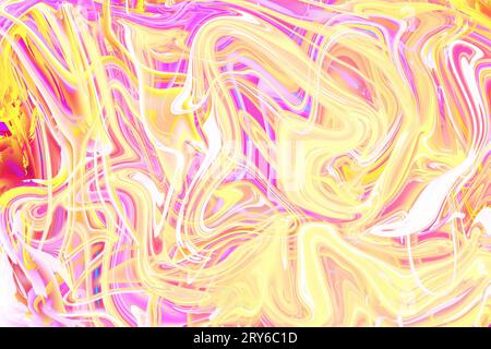 cattura l'essenza dell'arte e della tecnologia attraverso motivi testurizzati arancione rosa viola turbolenza psichedelica grafica trippy sfondo acrilico astratto Foto Stock