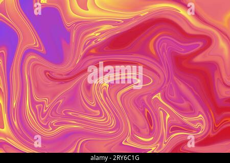 cattura l'essenza dell'arte e della tecnologia attraverso motivi testurizzati che trascendono i confini con l'espressione artistica in psichedel viola rosa arancio Foto Stock