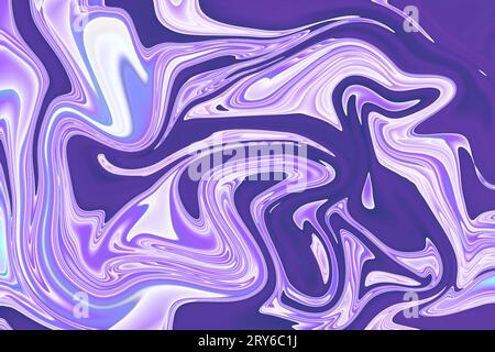 cattura l'essenza dell'arte e della tecnologia attraverso motivi testurizzati astratti sfondo di vernice multicolore texture acrilica con motivo in marmo Foto Stock