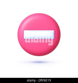 3d stop 3d per la progettazione concettuale. Illustrazione vettoriale Illustrazione Vettoriale