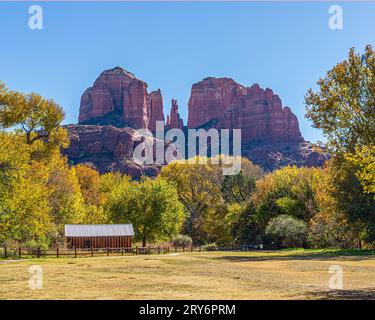 Autunno a Sedona, Arizona Foto Stock