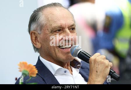 Jan Eliasson durante Bokmässan, fiera del libro, a Svenska Mässan, Gothenburg, Svezia, di giovedì. Foto Stock