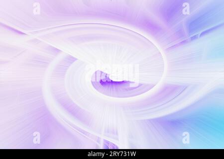 dettagli intricati dello sfondo astratto dello spettro multicolore svelati nel rendering 3d con raggi al neon blu e colori vivaci wallpa con linee luminose Foto Stock