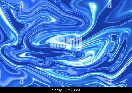 rendering 3d astratto con sfondo liquido progettazione futuristica di sfondo Foto Stock