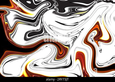 trascendendo i confini con colori vivaci e fluidità nella texture dello sfondo liquido, grafica astratta della carta da parati, grafica digitale con organi fluenti Foto Stock