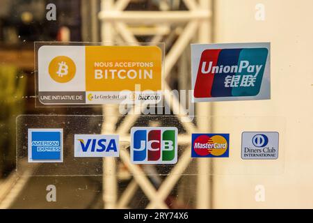 PASSAGE DU GRAND CERF PARIS UN POSTO DOVE SPENDERE I TUOI BITCOIN Foto Stock