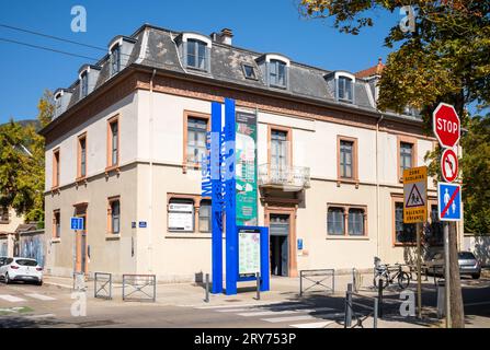 L'esterno del Musée de la Résistance et de la Déportation (il Museo della resistenza e della deportazione), che registra la resistenza francese nella seconda guerra mondiale Foto Stock