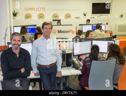 NICOLAS BRUMELOT E CARLOS DA SILVA MISTER FLY PRESIDENTI Foto Stock