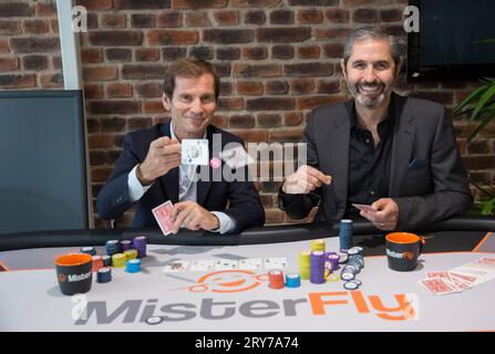 NICOLAS BRUMELOT E CARLOS DA SILVA MISTER FLY PRESIDENTI Foto Stock