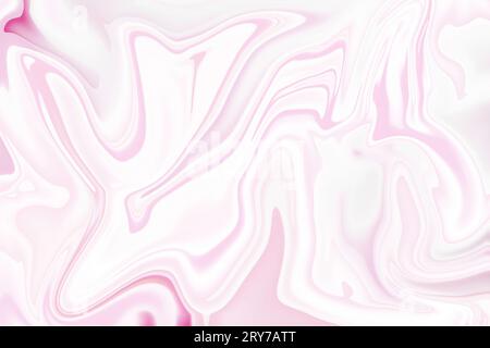 trascendendo i confini con fluidità immersiva e colori vivaci in carta liquida, sfondo di vernice marmorizzante con texture astratta di pittura fluida Foto Stock