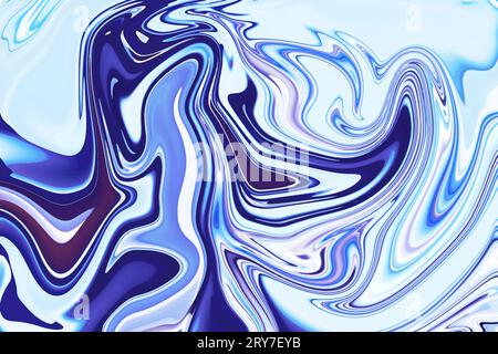 sfondo dinamico astratto con una consistenza liquida in marmo lucido e colorato effetto marmo Foto Stock