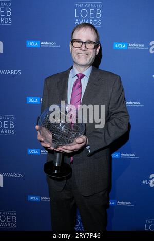 New York, Stati Uniti. 28 settembre 2023. New York, New York. Giovedì 28 settembre 2023. Stephen Alder durante il 2023 Gerald Loeb Awards ospitati dalla UCLA Anderson School of Business, tenutosi a capitale a New York City, giovedì 28 settembre 2023. Credito fotografico: Jennifer Graylock/Alamy Live News Foto Stock