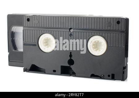 VHS vecchi nastri Video Foto Stock