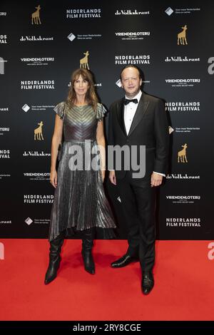 UTRECHT - Isa Hoes sul Red carpet durante la 43a edizione del Golden Calves Gala del Netherlands Film Festival (NFF). ANP FREEK VAN DEN BERGH paesi bassi fuori - belgio fuori Foto Stock