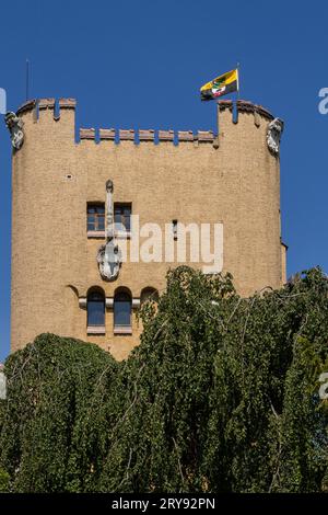 Roseburg vicino a Ballenstedt, sulle montagne Harz Foto Stock