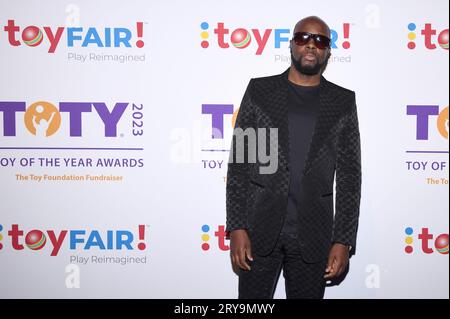 New York, USA. 29 settembre 2023. Il musicista Wyclef Jean partecipa ai premi "TOTY" della Toy Foundation, New York, NY, 29 settembre 2023. (Foto di Anthony Behar/Sipa USA) credito: SIPA USA/Alamy Live News Foto Stock