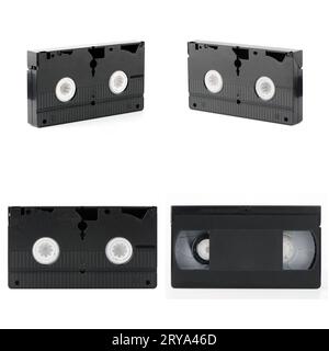 VHS vecchi nastri Video Foto Stock