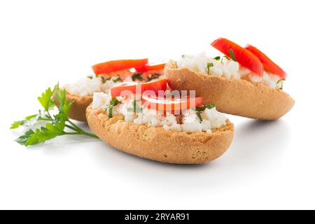 Pane con cottage Foto Stock