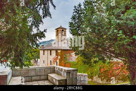 Villaggio di montagna in Toscana Foto Stock