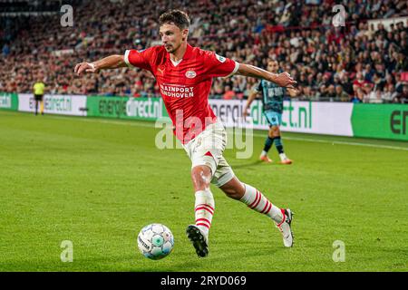 Eindhoven, Paesi Bassi. 30 settembre 2023. EINDHOVEN, PAESI BASSI - SETTEMBRE 30: Olivier Boscagli del PSV durante il match olandese tra PSV e FC Volendam al Philips Stadion il 30 settembre 2023 a Eindhoven, Paesi Bassi. (Foto di Joris Verwijst/Orange Pictures) credito: Orange Pics BV/Alamy Live News Foto Stock