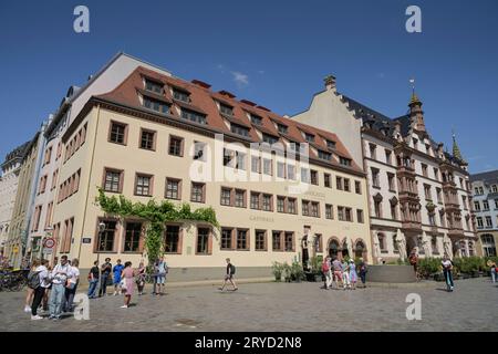 Alte Nikolaischule, Richard-Wagner-Ausstellung, Nikolaikirchhof, Lipsia, Sachsen, Deutschland *** Old Nikolai School, Richard Wagner Exhibition, Nikolaikirchhof, Lipsia, Sassonia, Germania credito: Imago/Alamy Live News Foto Stock