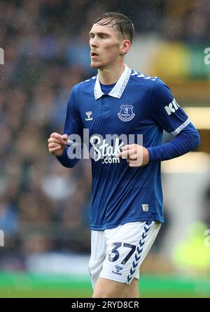 Goodison Park, Liverpool, Regno Unito. 30 settembre 2023. Premier League Football, Everton contro Luton Town; James Garner di Everton Credit: Action Plus Sports/Alamy Live News Foto Stock