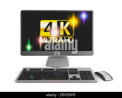 Moderno computer 4K Foto Stock