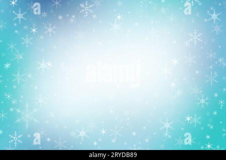 Abstract blue Natale sfondo inverno Foto Stock