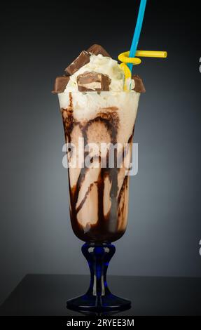 Cocktail di frutta gelato Foto Stock