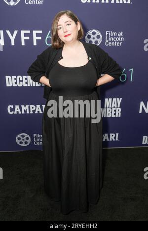 29 settembre 2023, New York, New York, Stati Uniti: Samy Burch partecipa alla serata di apertura del 61° New York Film Festival con la prima di maggio dicembre all'Alice Tully Hall del Lincoln Center (Credit Image: © Lev Radin/Pacific Press via ZUMA Press Wire) SOLO PER USO EDITORIALE! Non per USO commerciale! Foto Stock