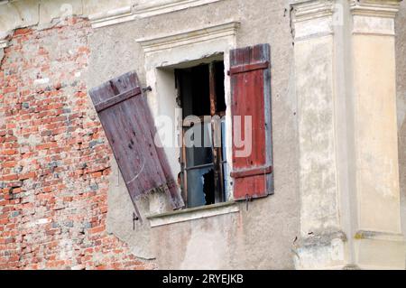 Ristrutturazione di una casa in un vecchio edificio Foto Stock