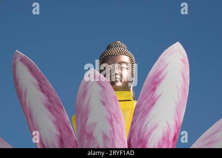 Statua di buddha, fondatore del buddismo Foto Stock