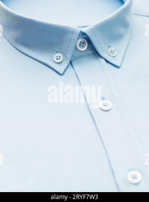 Camicia in cotone, primo piano Foto Stock