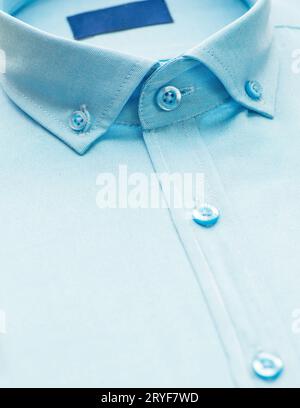Camicia in cotone, primo piano Foto Stock