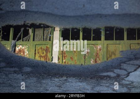 Recessione e recessione economica nel settore commerciale Foto Stock