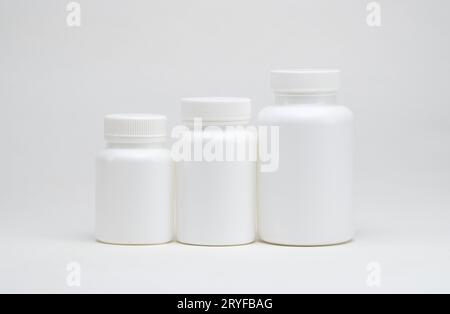 Vaschette di plastica Foto Stock